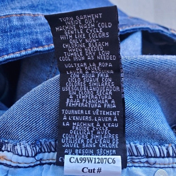 1822 DENIM | TAYLOR Cut Cuffed Jeans sz 22W - Picture 6 of 7